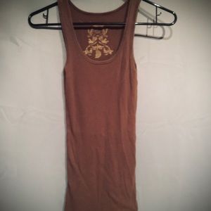 Women’s Old Navy brown ribbed tank